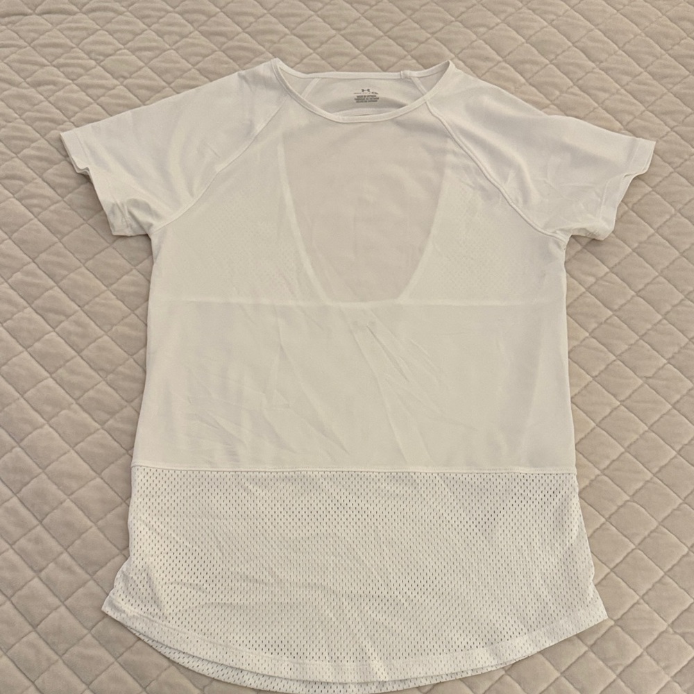 Under Armour Women's White Short Sleeve Tee